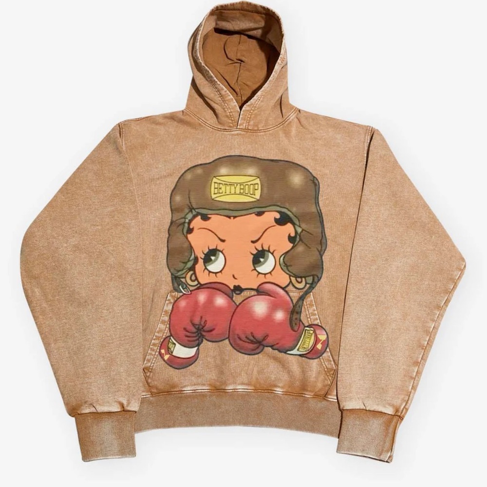 Betty Boop Brown Hoodie